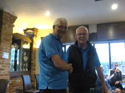 Graham takes the runner up prize being beaten on countback.  He also got cut two strokes for his efforts
