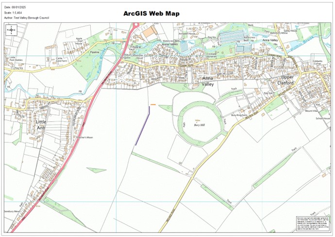 Bury Hill Location Map