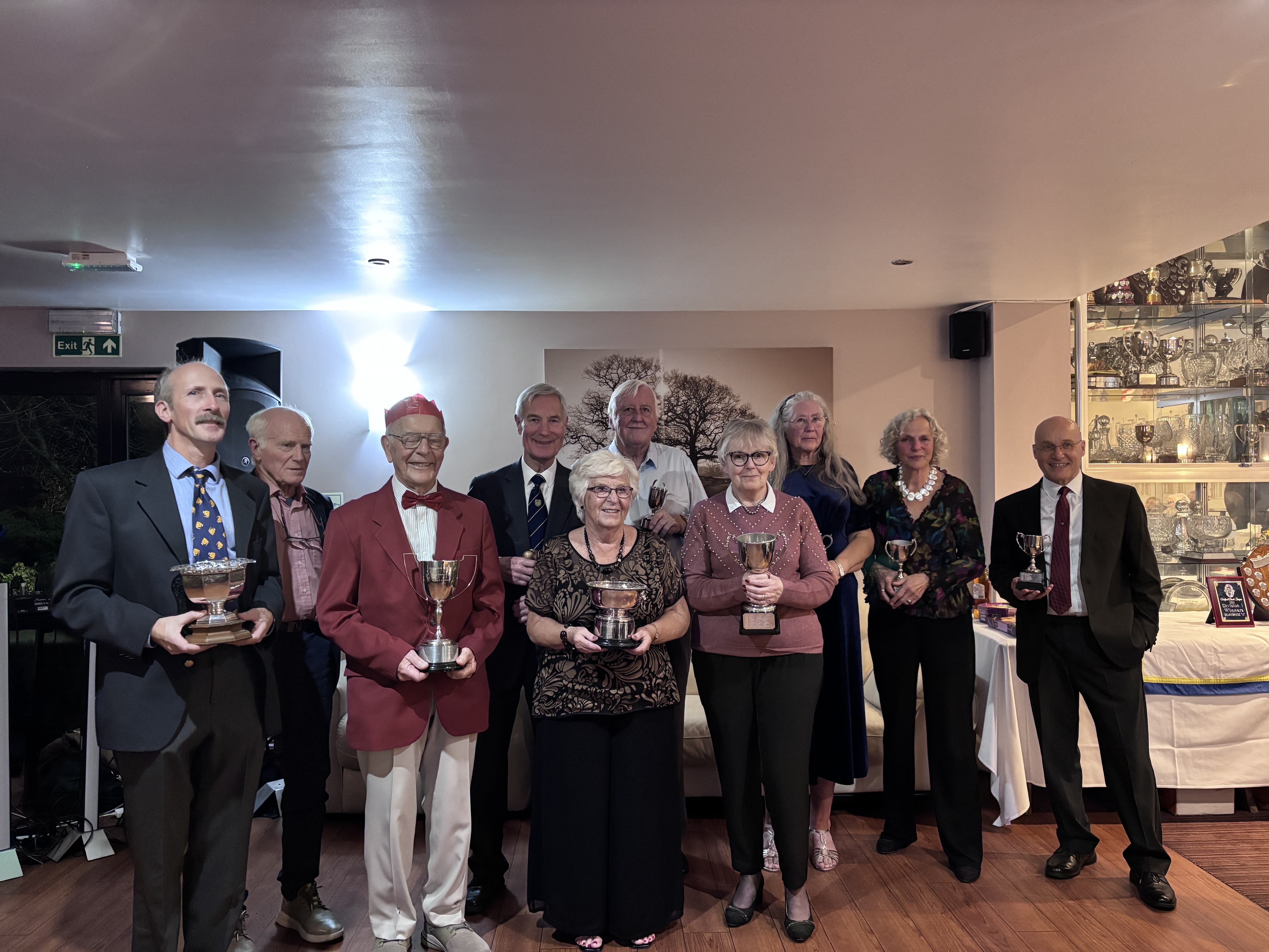 Sharnbrook Bowls Club Presentation Dinner 2025 Prize Winners