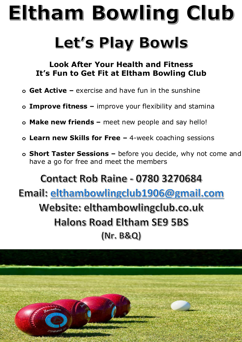 Eltham Bowling Club Try Bowls
