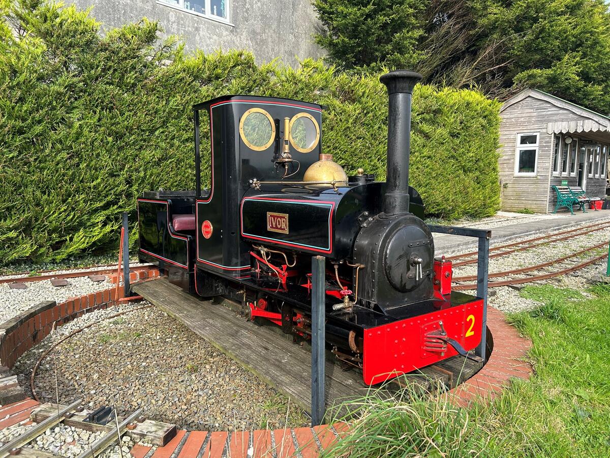 Ivor ready for loading at The North Cornwall Railway 10/10/2023