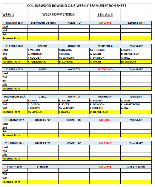 Week 1