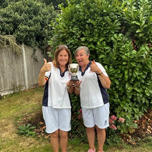C&D Ladies Pairs Winners - Julie Dudley & Emma Patrick