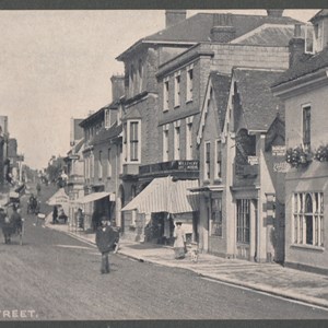 High Street - Postmarked 31.12.1908