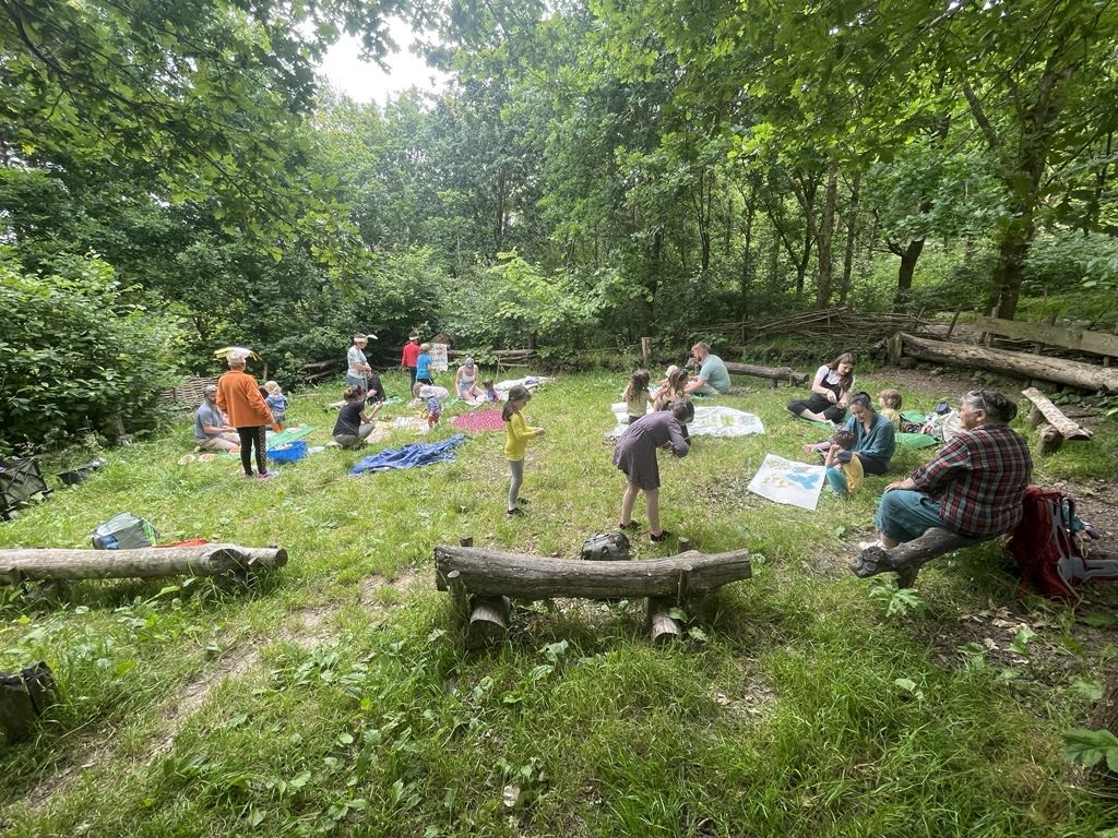 Cooper’s Circle. Creating nature art