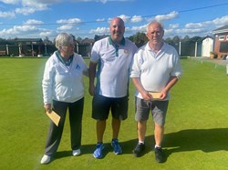 Trophy runner-up Dennis Phillips Trophy runner-up Dennis Phillips