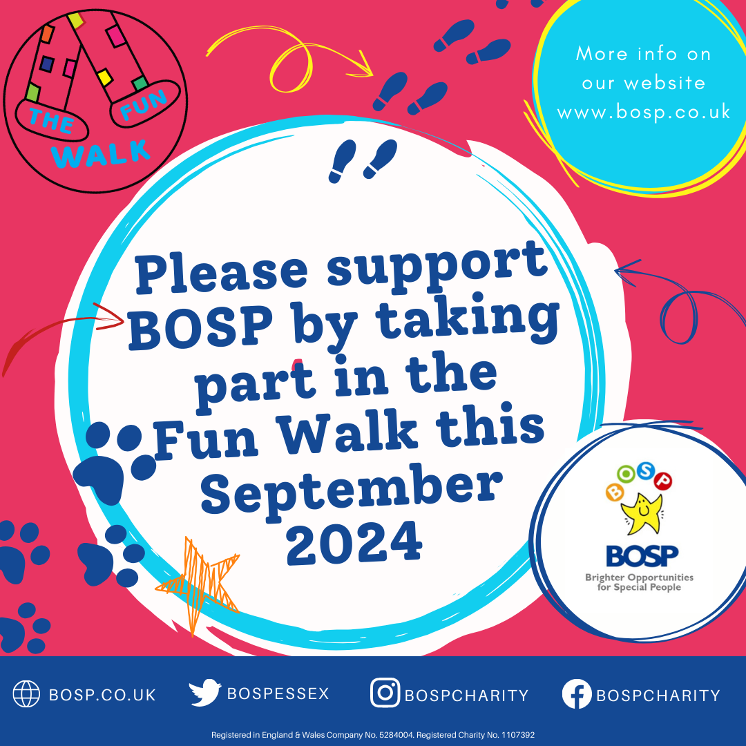 BOSP Brighter Opportunities for Special People  Virtual Fun Walk 2024