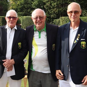 Mens Pairs runners up John and Richard