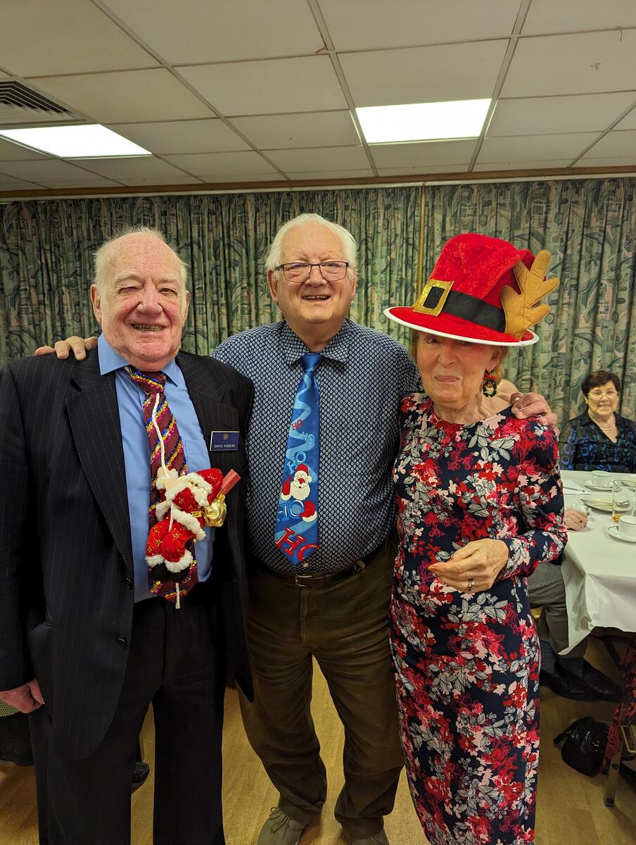 Christmas Hat and Tie winners with Jack