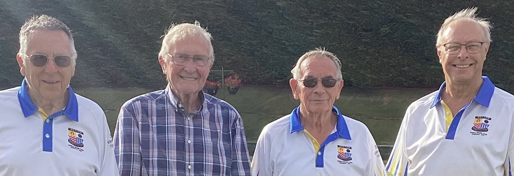 Winners Bob Kelman, Chris Middleton and Paul Galloway with Chairman Charlie Underwood, who celebrates his 90th birthday on September 25th Winners Bob Kelman, Chris Middleton and Paul Galloway with Chairman Charlie Underwood, who celebrates his 90th birthday on September 25th