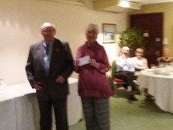 Runners up Ladies 4 wood Annette Oliver