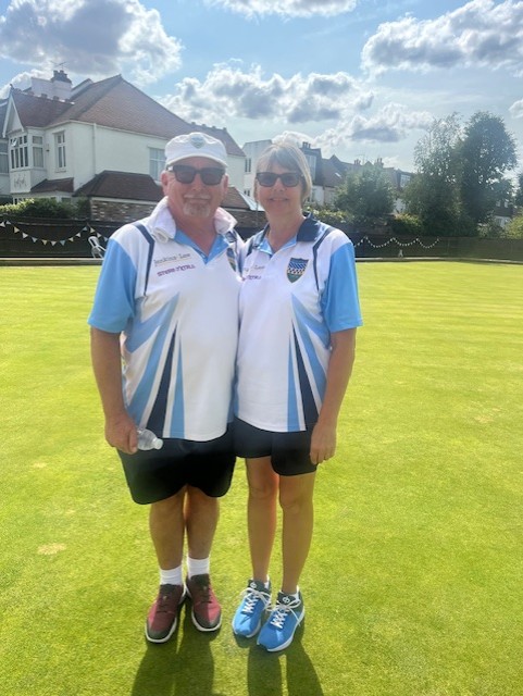 Sharon Waterman Cup: John Allan (C), Sarah Austin