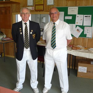 Winter Pairs Runners Up - Peter Knight and Barrie Vincent