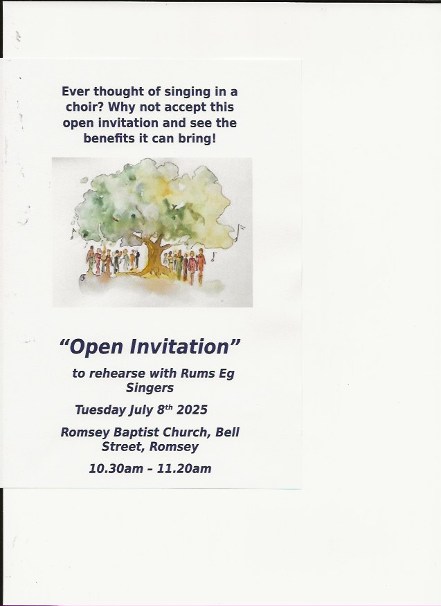 Open Rehearsal 8 July 10.30 am Open Rehearsal 8 July 10.30 am
