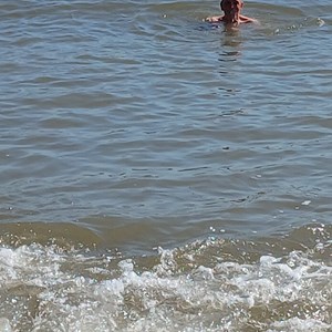 Ian doing his best seal impression