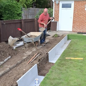 Start of Gulley placement