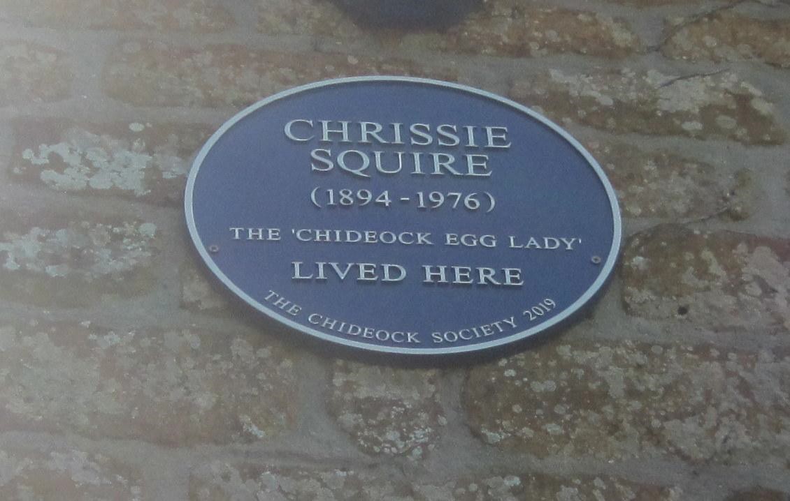 Chideock Society First Blue Plaque