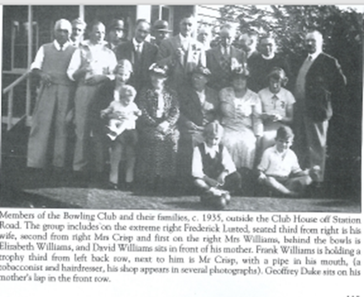 Billingshurst Bowling Club Club History Billingshurst Bowling Club Club History