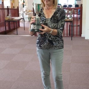 2025 Ladies 4 Wood Singles Winner - Susan Baker