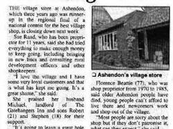 Village Store Closes - The Bucks Herald (1997)