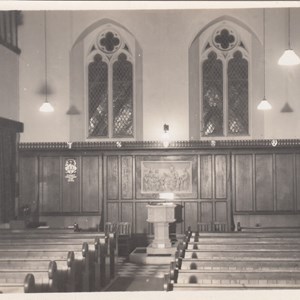 West End of All Saints Church c1955