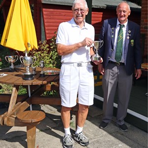 Over 70s Open Winner Roger