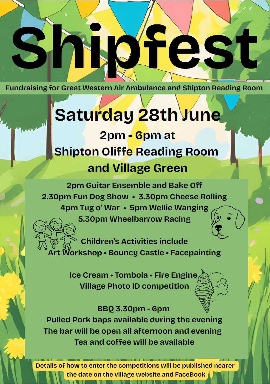 Shipton Village Events - June 2025