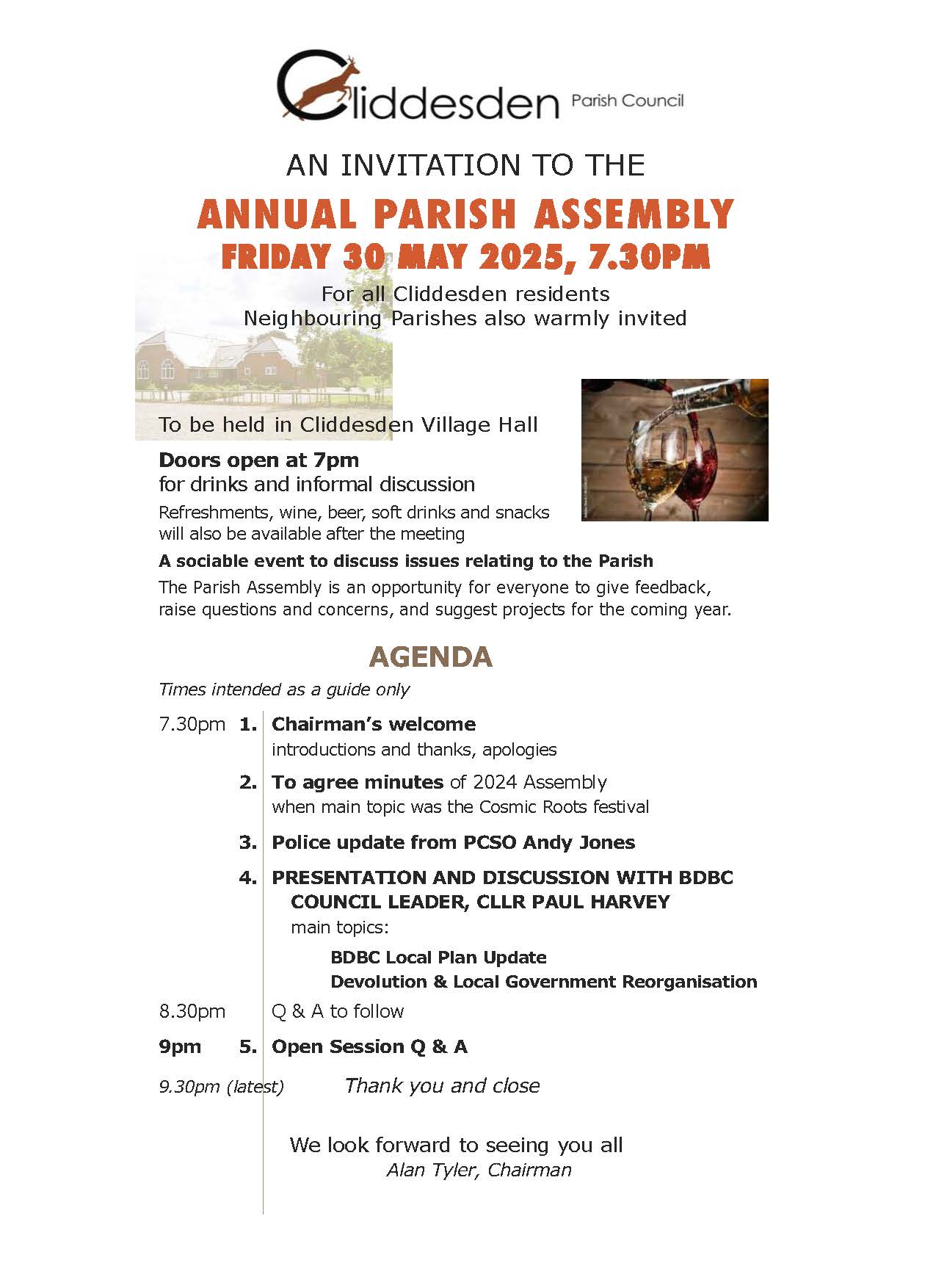Cliddesden Parish Council Parish Council Cliddesden Parish Council Parish Council