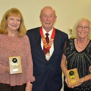 Ladies Pairs R/Up - Joy Smith, Anne Morton