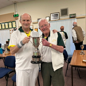 2025 Drawn Pairs Winners - Roy Etheridge & Martin Wheal.
