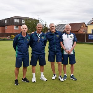 Men's Pairs: Winners Mike Wilkins & Jeff Davies - Runners Up Ben Holt & Mike Gilbert