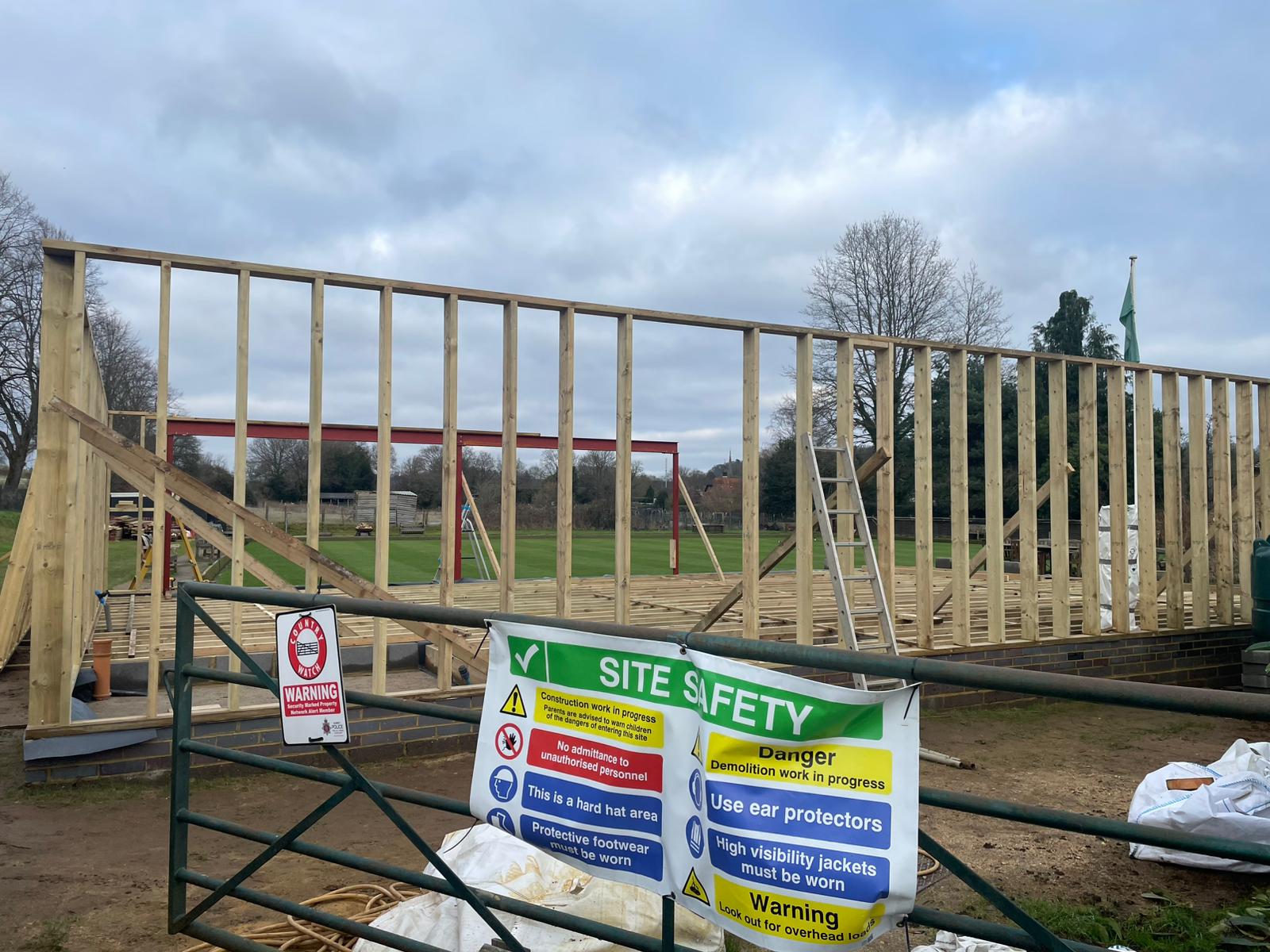 Wonersh Bowls Club Building Progress