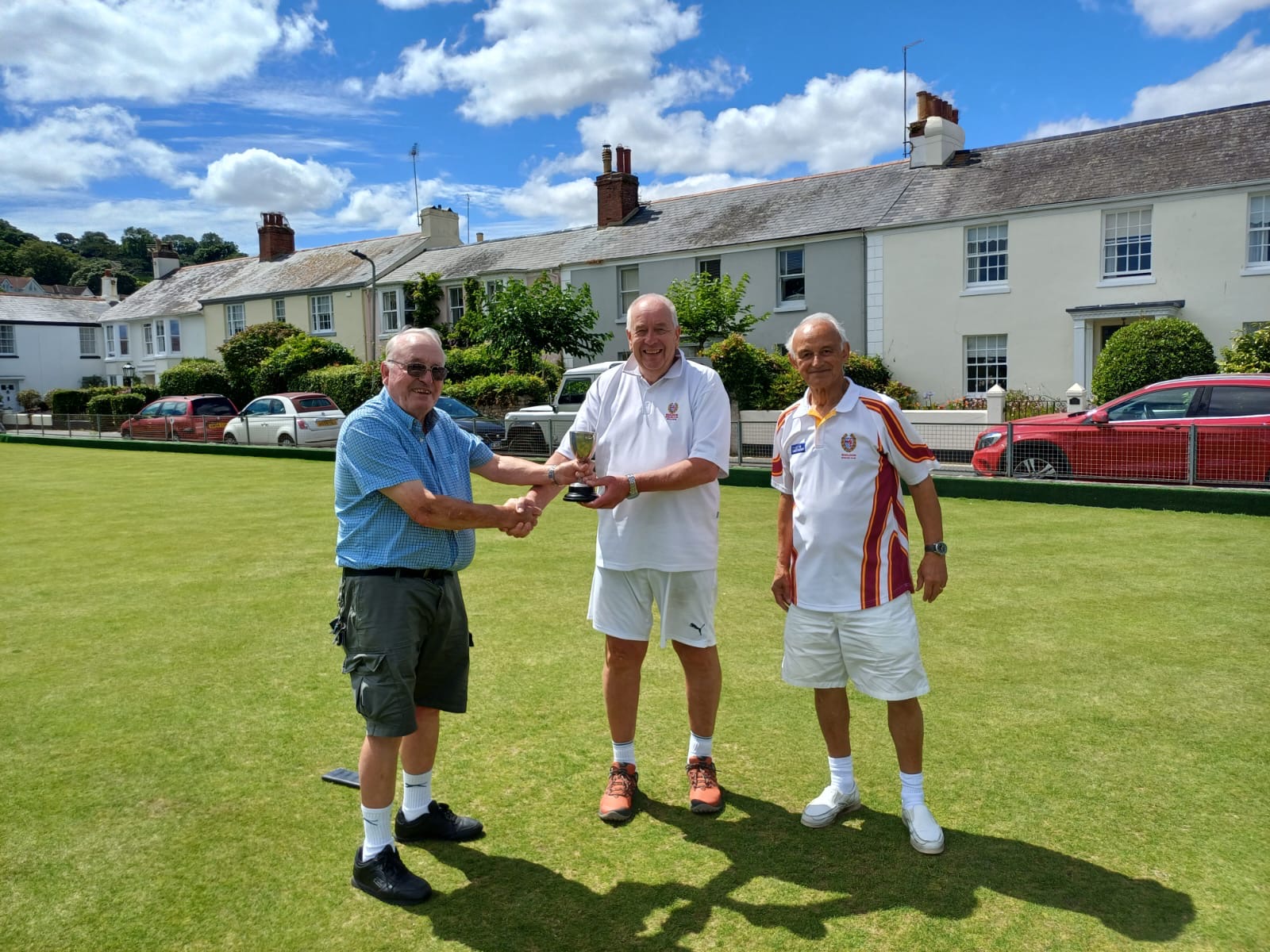 Congratulations  Andy Butcher , p the men’s singles handicap cup