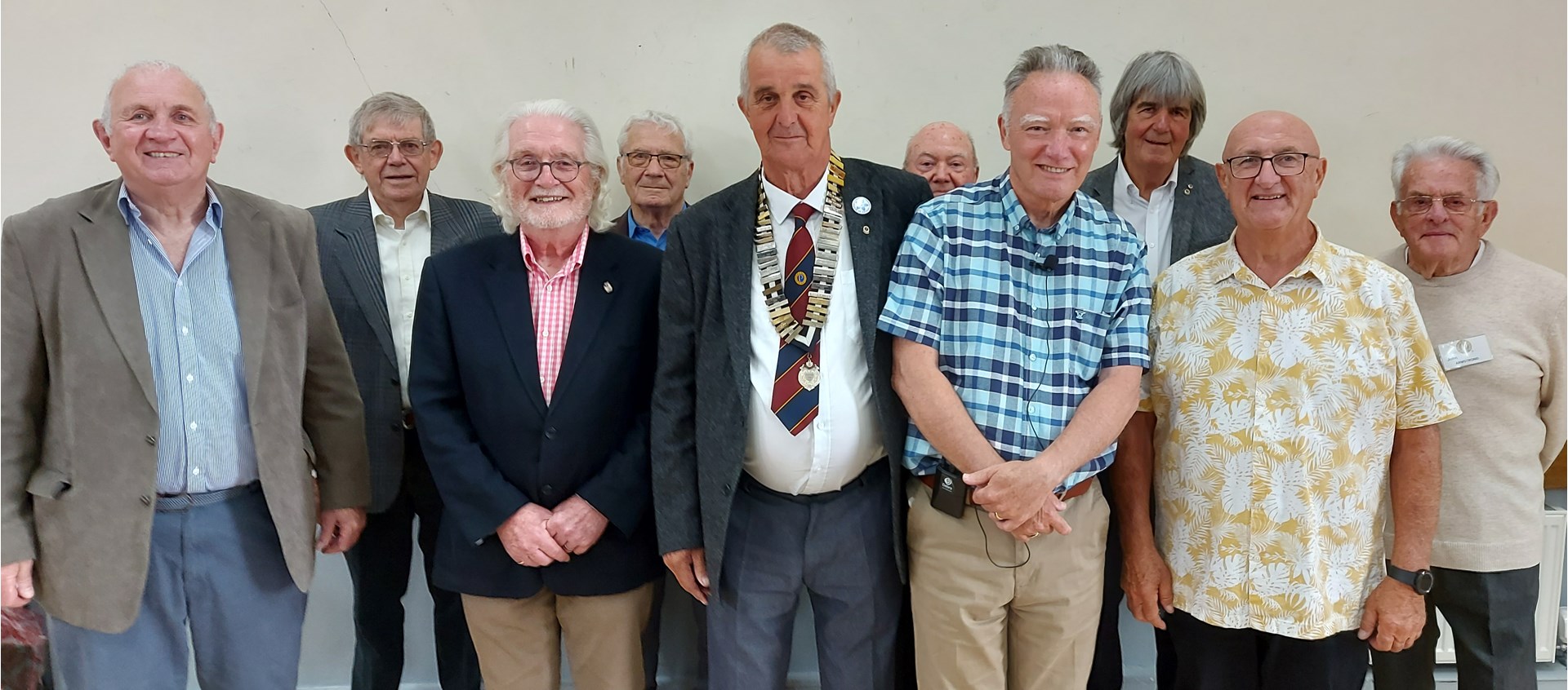 John Pearce - Chairman (Centre) Dr. David McVeigh (Centre Right) & other membersand Keith Underhill Asst. Secretary (Centre Left)) John Pearce - Chairman (Centre) Dr. David McVeigh (Centre Right) & other membersand Keith Underhill Asst. Secretary (Centre Left))