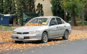 Typical abandoned vehicle