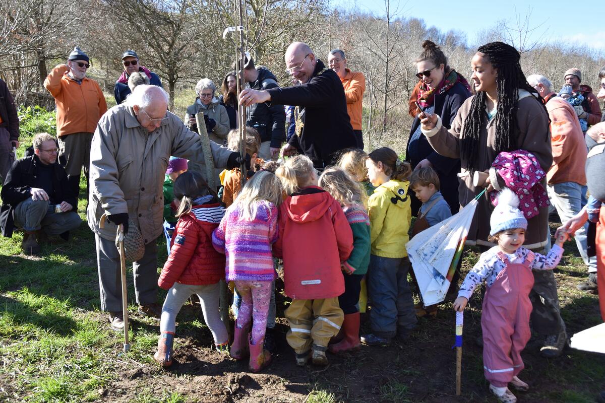 Community tree planting