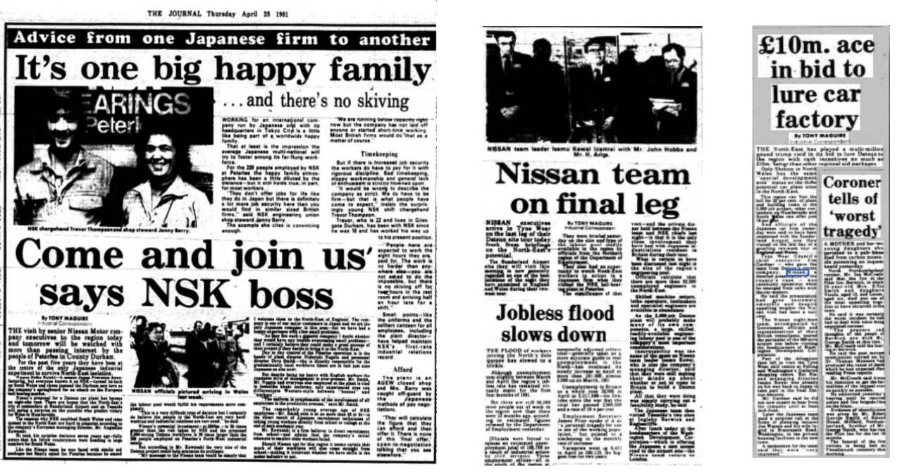 Newcastle Journal Cuttings April 1981
