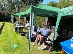 Spectators enjoying the games