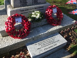 Rededication of War Memorial Stone 02/12/2021 (Colin Waldeck)