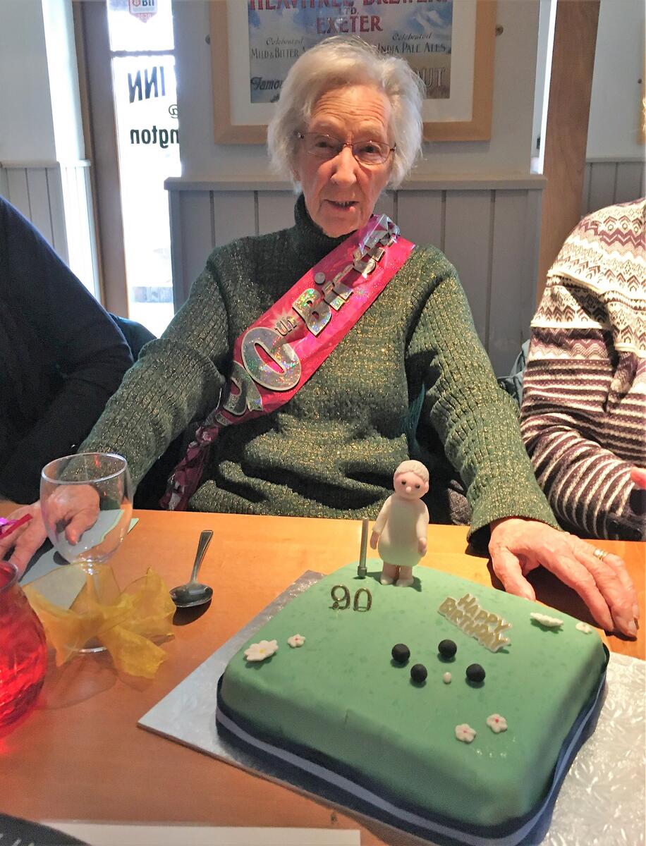 Betty Greenlsade's 90th birthday celebration.