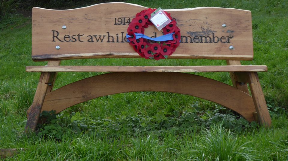 WWI Comemmorative Bench