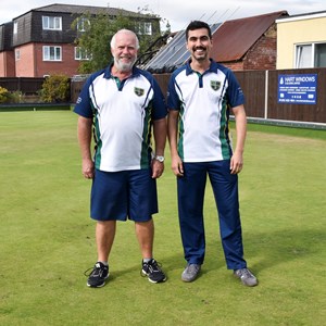 Novice Singles: Winner Andrew Shrimpton - Runner Up Gavin Branch