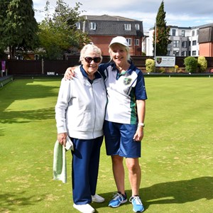 Ladies Championship: Winner Sharon Sliney - Runner Up Margaret Hankin