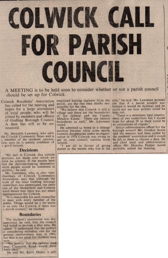 South Notts Echo 21/9/78 South Notts Echo 21/9/78