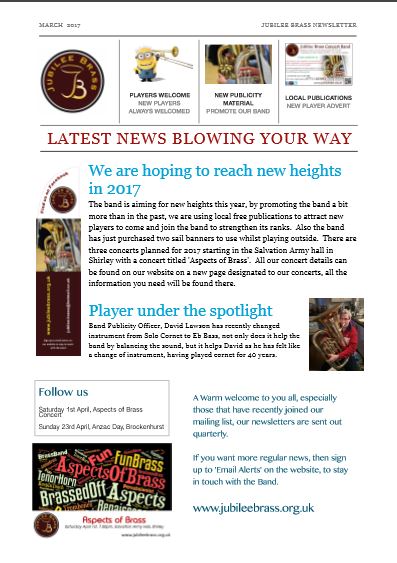 Newsletter - Spring 2017 Newsletter - Spring 2017