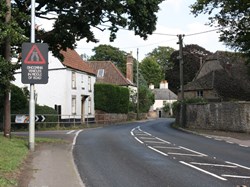Western End of Seend High Street