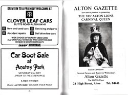 Memories of Alton, Hampshire 1987