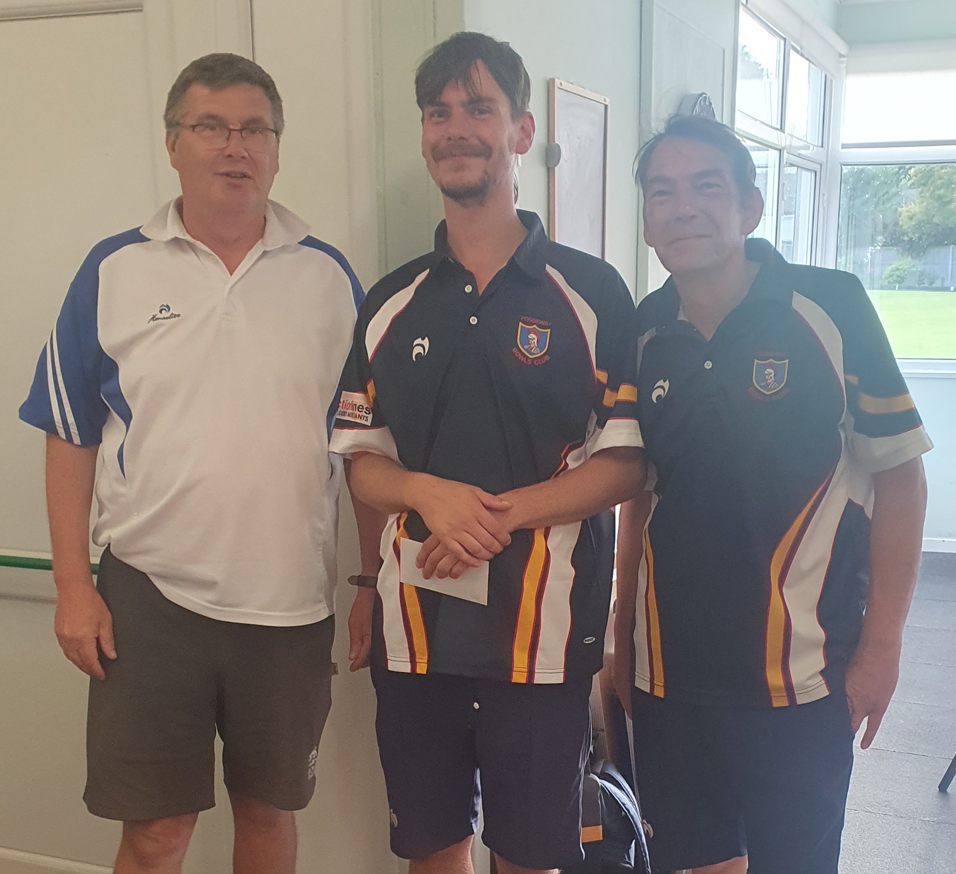 Runners up Perry's Perishers. Jack Warner, Perry & Darren Gratton