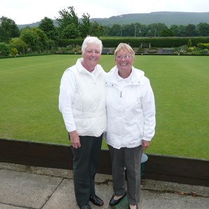 2010 Ladies Pairs Winners Jean Smith and Doreen Forbes