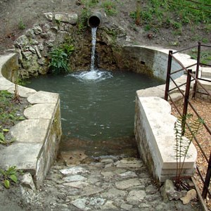 The Sheepwash pool following restoration in 2004